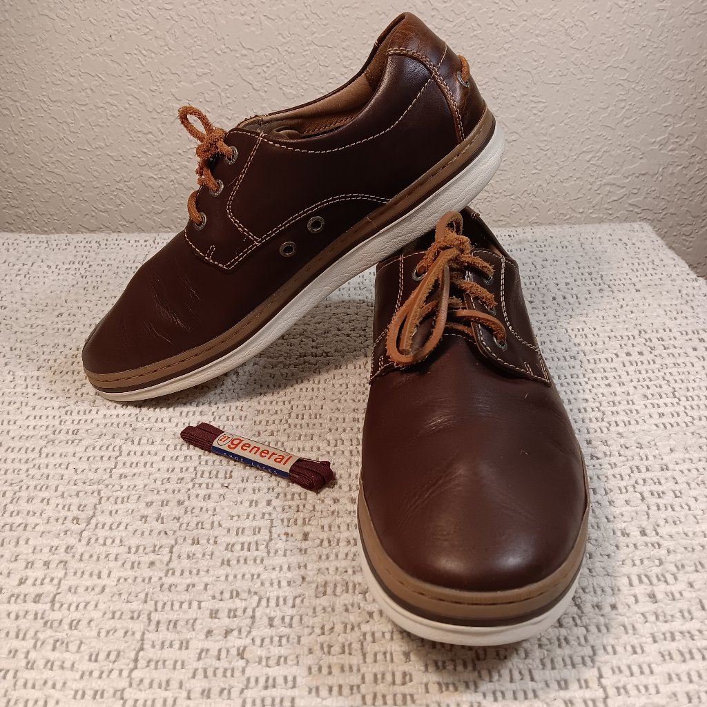Johnston & Murphy Men's 'Mcguffey' Plain Toe Memory Foam Derby Shoes Sz 9.5 M